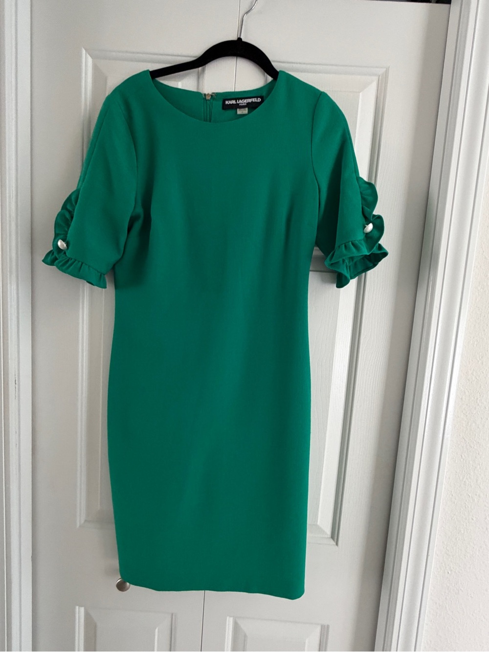 Kelly Green Karl Lagerfeld dress in size 2 - Picture 1 of 7
